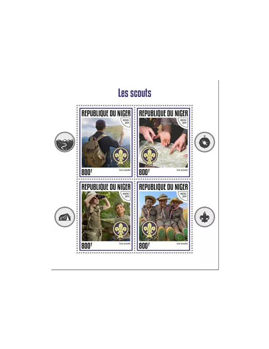 n° 5350/5353 - Timbre NIGER Poste