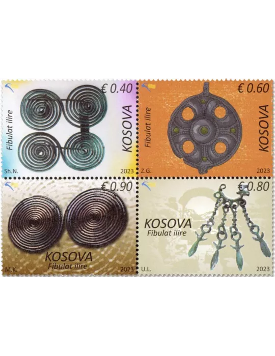 n° 452/455 - Timbre KOSOVO Poste