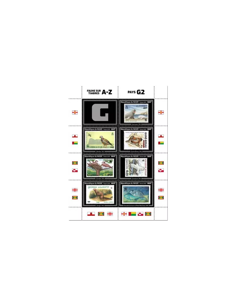 n° 5522/5528 - Timbre NIGER Poste