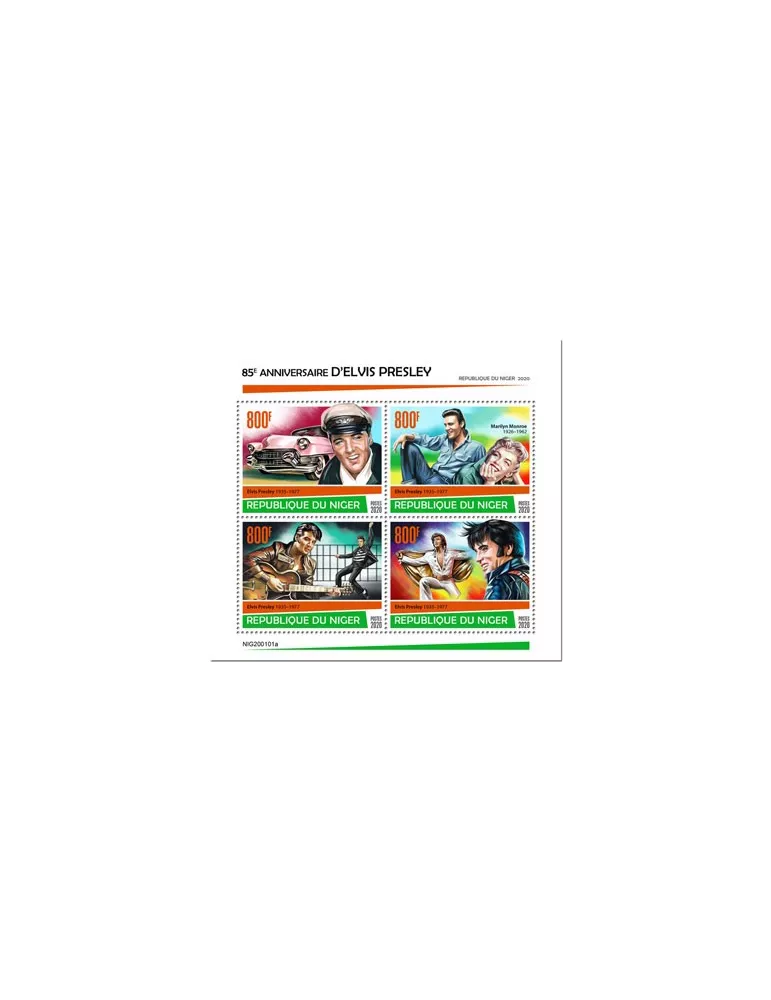 n° 5723/5726 - Timbre NIGER Poste