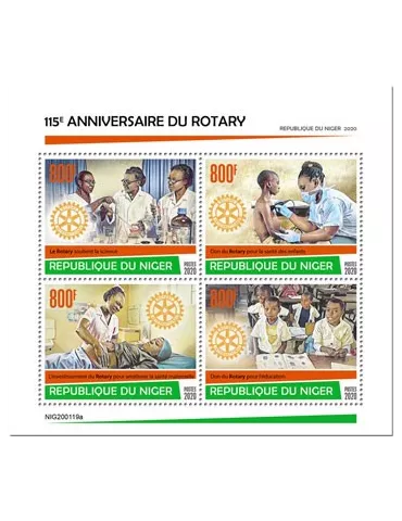 n° 5795/5798 - Timbre NIGER Poste