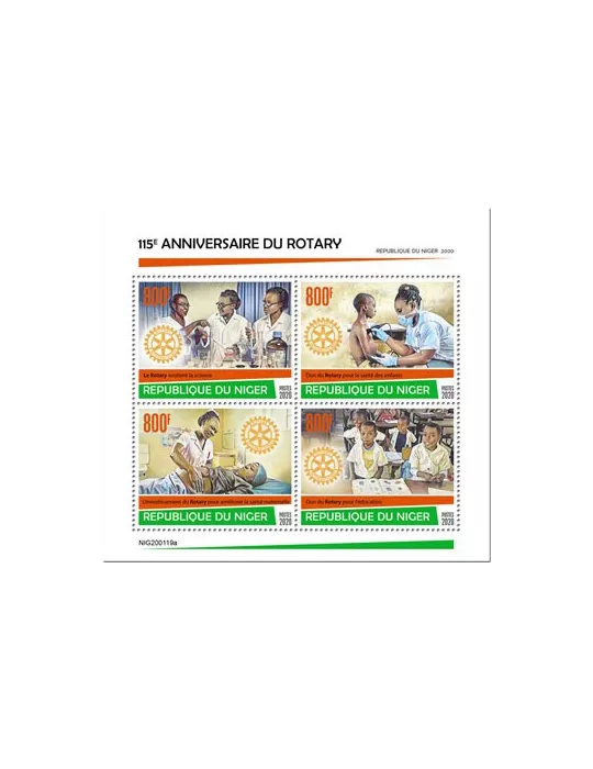 n° 5795/5798 - Timbre NIGER Poste