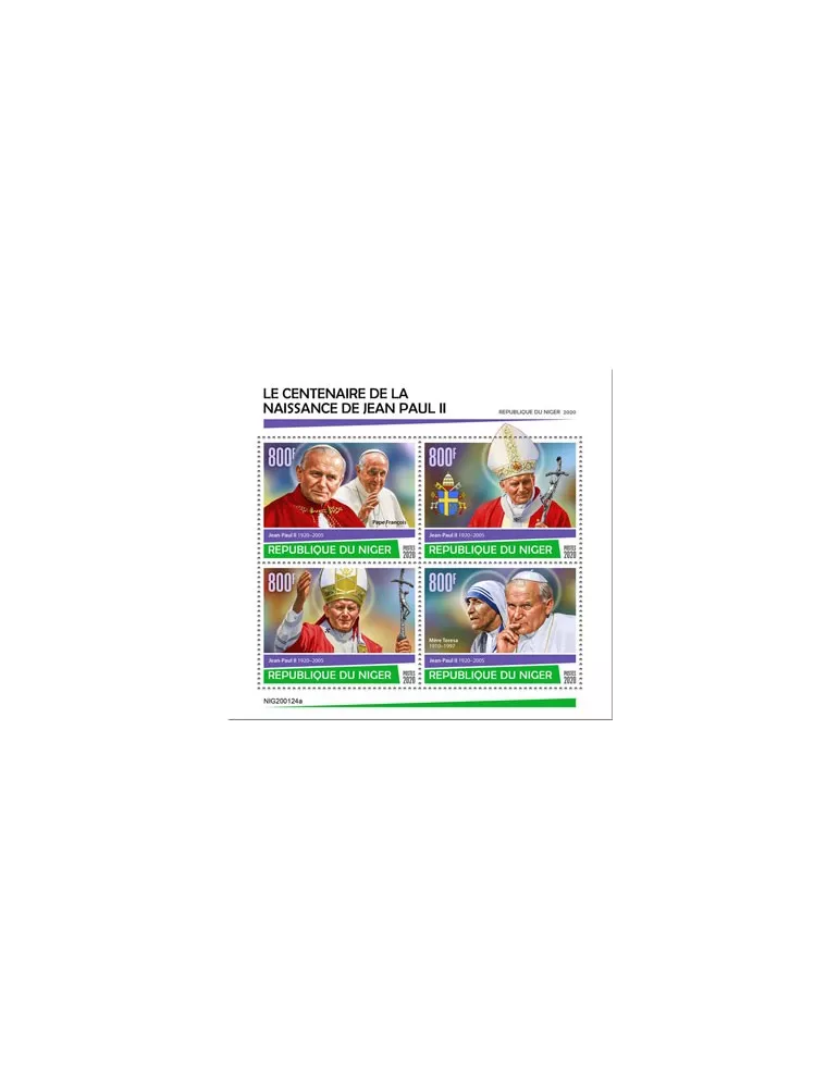 n° 5815/5818 - Timbre NIGER Poste