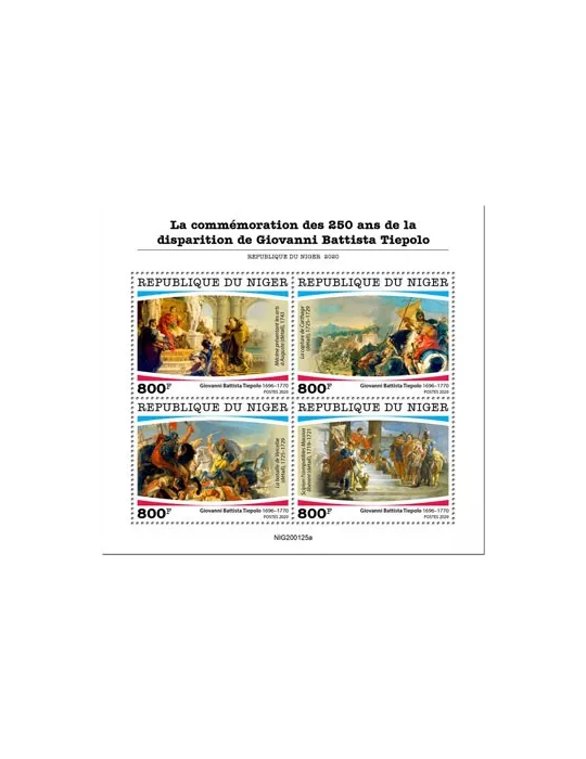 n° 5819/5822 - Timbre NIGER Poste