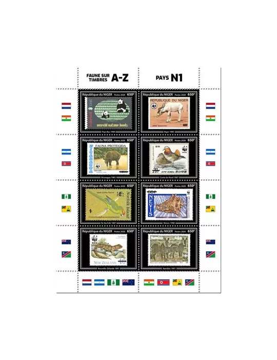n° 5901/5908 - Timbre NIGER Poste