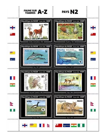 n° 5909/5916 - Timbre NIGER Poste