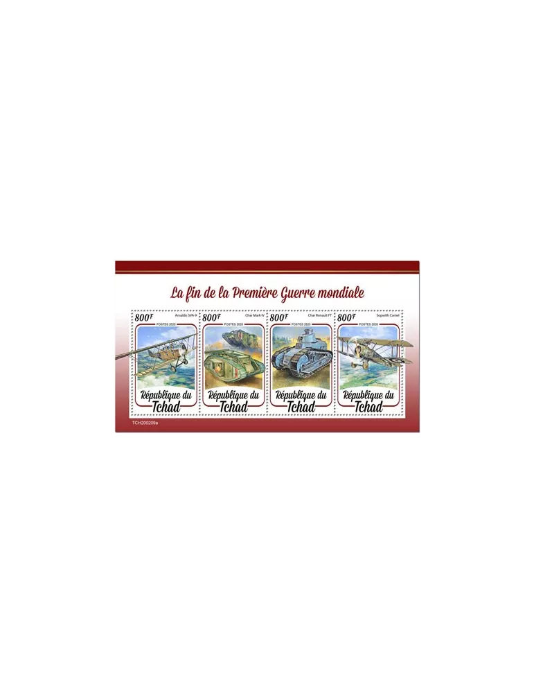 n° 2432/2435 - Timbre TCHAD Poste