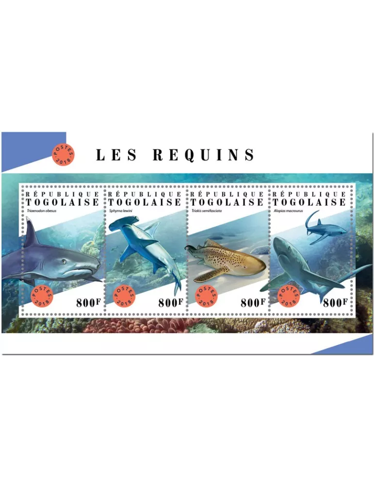 n° 6364/6367 - Timbre TOGO Poste