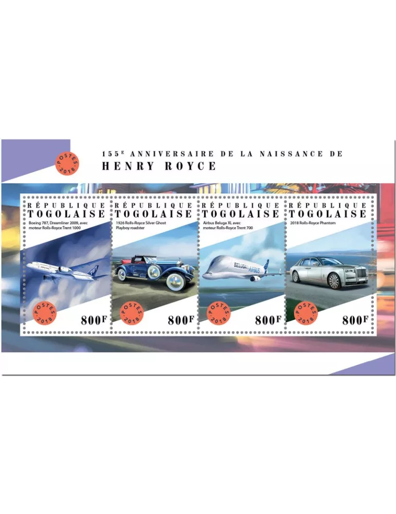 n° 6424/6427 - Timbre TOGO Poste