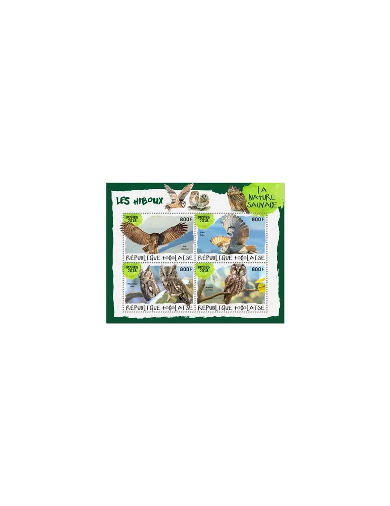 n° 6500/6503 - Timbre TOGO Poste