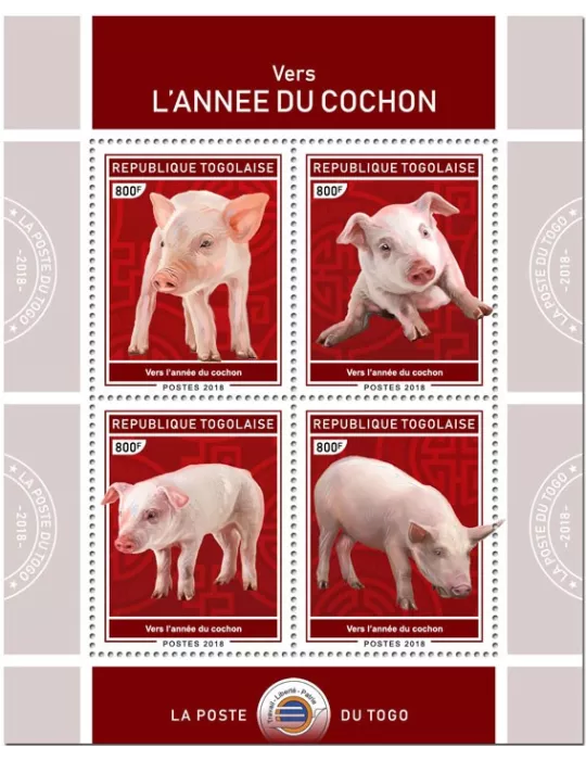 n° 6512/6515 - Timbre TOGO Poste