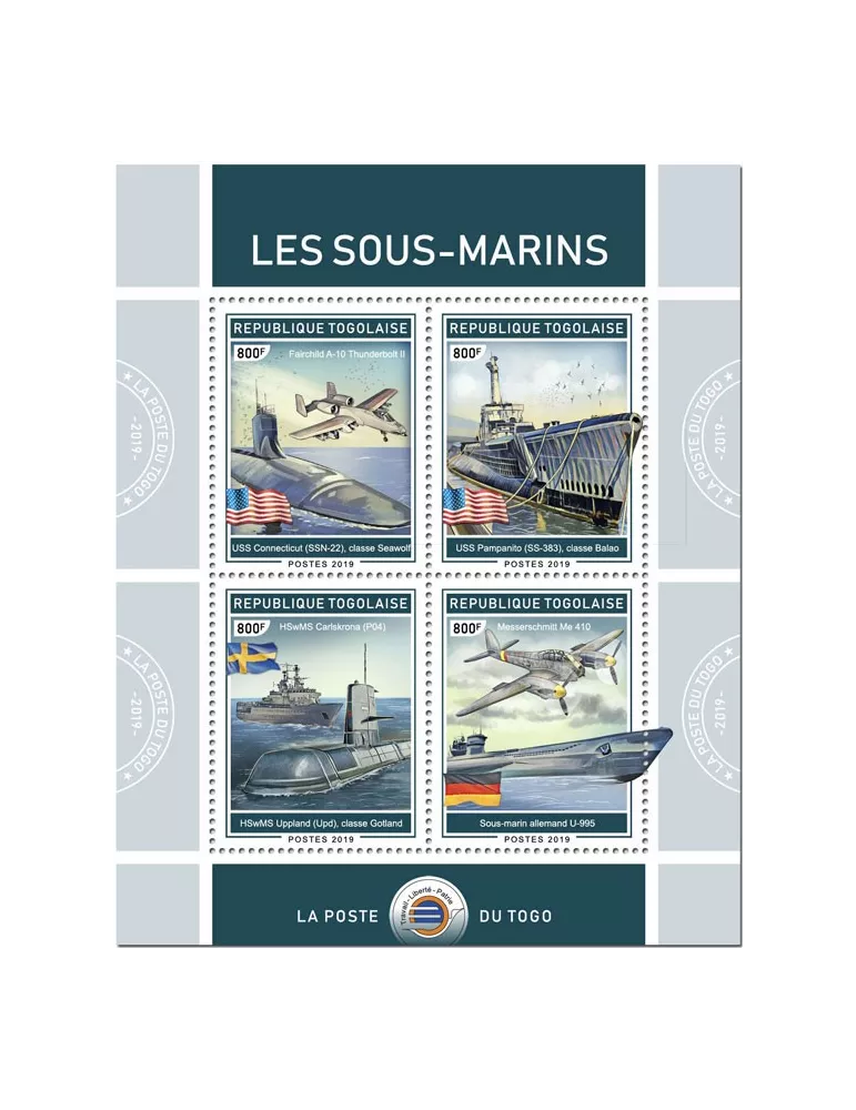 n° 6628/6631 - Timbre TOGO Poste