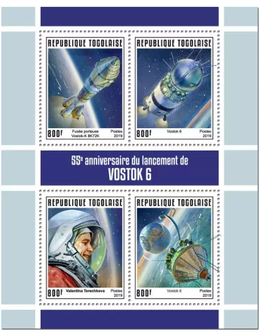 n° 6692/6695 - Timbre TOGO Poste