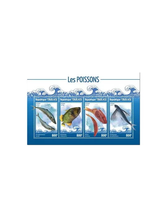 n° 6852/6855 - Timbre TOGO Poste