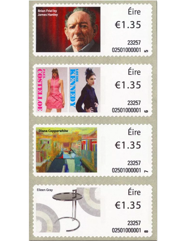n° 143/146 et 147/150 - Timbre IRLANDE Timbres de distributeurs