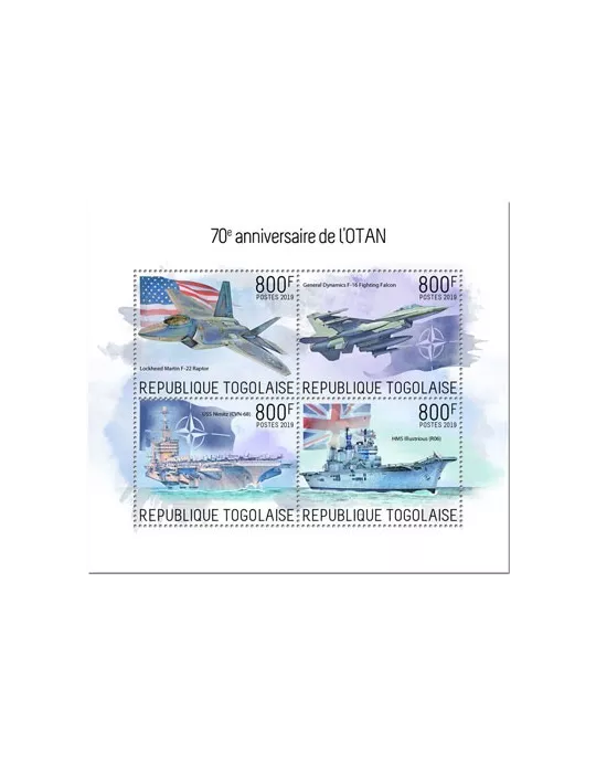 n° 7110/7113 - Timbre TOGO Poste