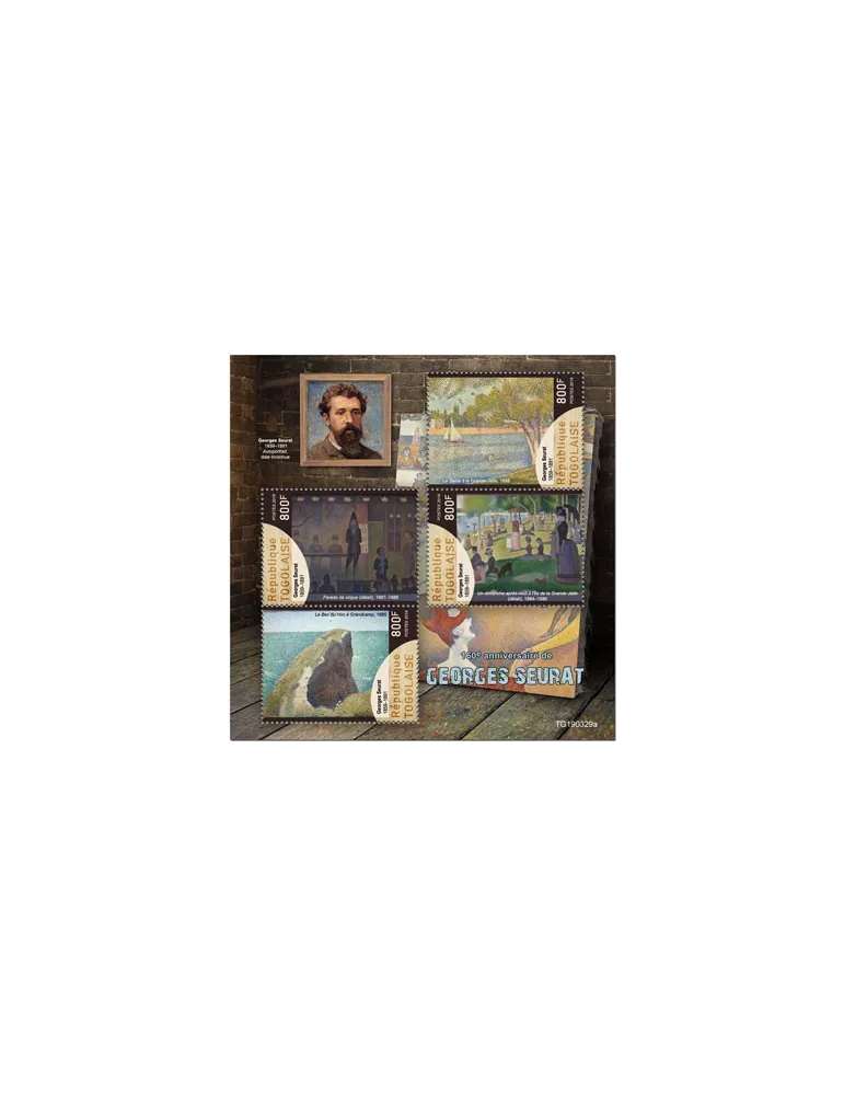 n° 7142/7145 - Timbre TOGO Poste