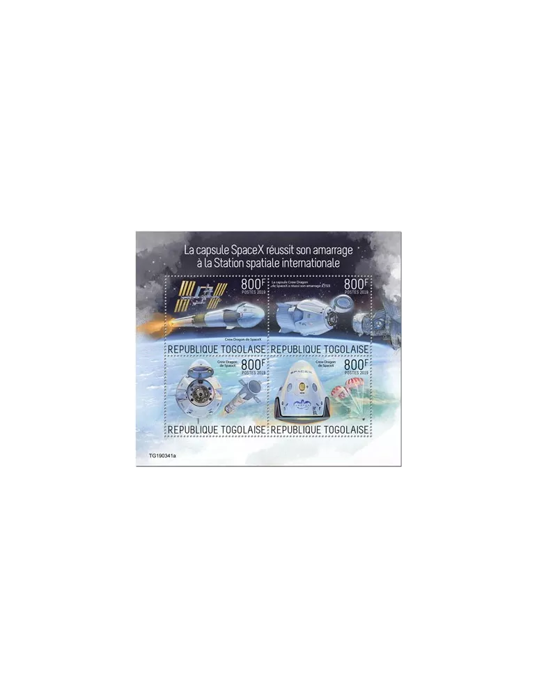 n° 7190/7193 - Timbre TOGO Poste