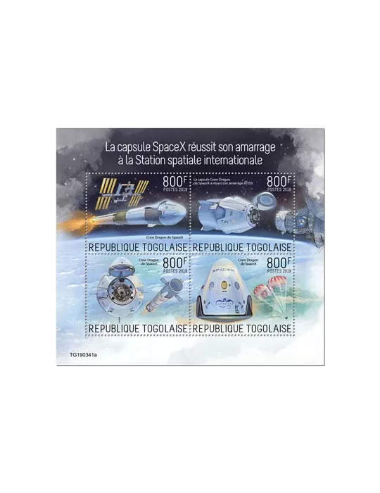 n° 7190/7193 - Timbre TOGO Poste