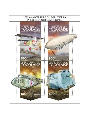 n° 7362/7365 - Timbre TOGO Poste