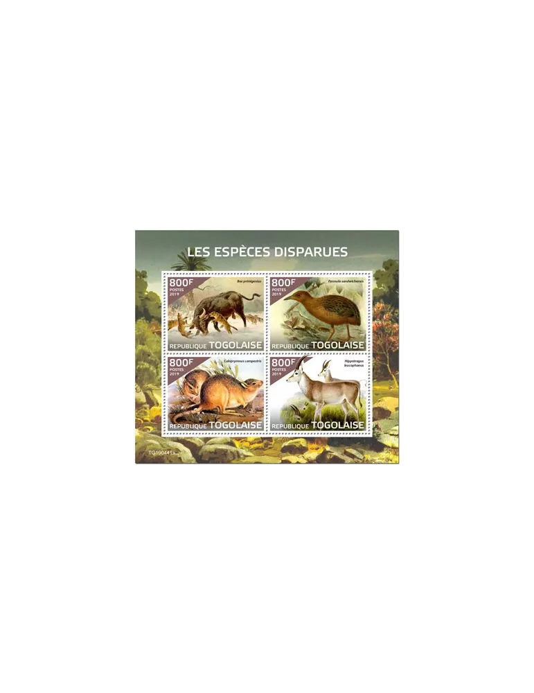 n° 7446/7449 - Timbre TOGO Poste