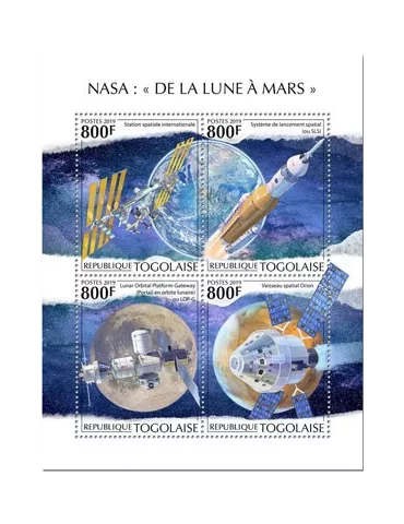 n° 7522/7525 - Timbre TOGO Poste