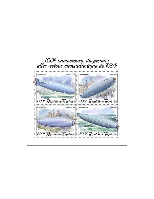 n° 7647/7650 - Timbre TOGO Poste