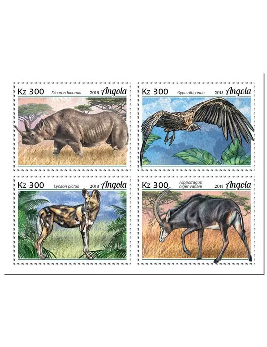 n° 1772/1775 - Timbre ANGOLA Poste