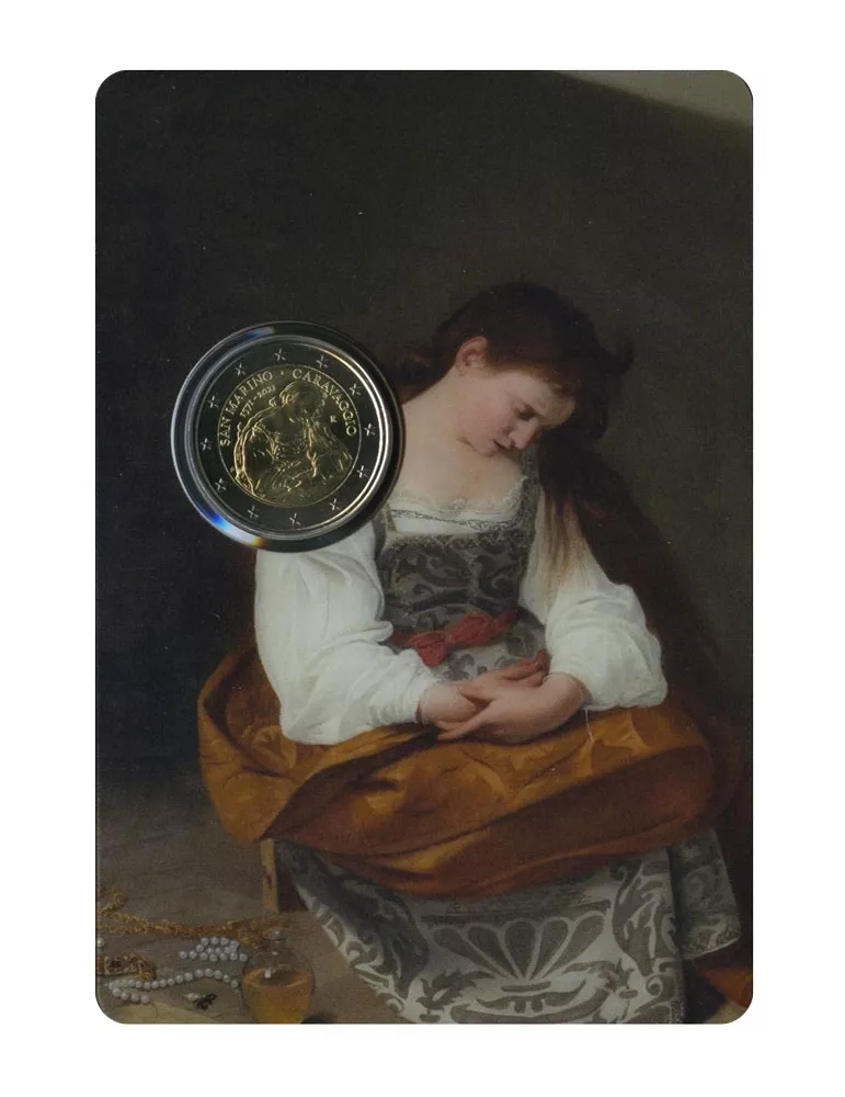 BU : 2 EURO COMMEMORATIVE 2021 : SAINT-MARIN (450 ans de Caravage)