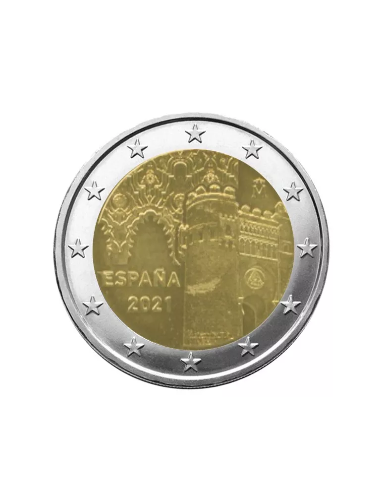 2 EURO COMMEMORATIVE 2021 : ESPAGNE (Vieille ville de Tolède)