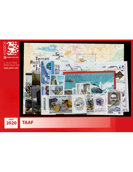 n° 912/F953 - Timbre TAAF Année complète (2020)