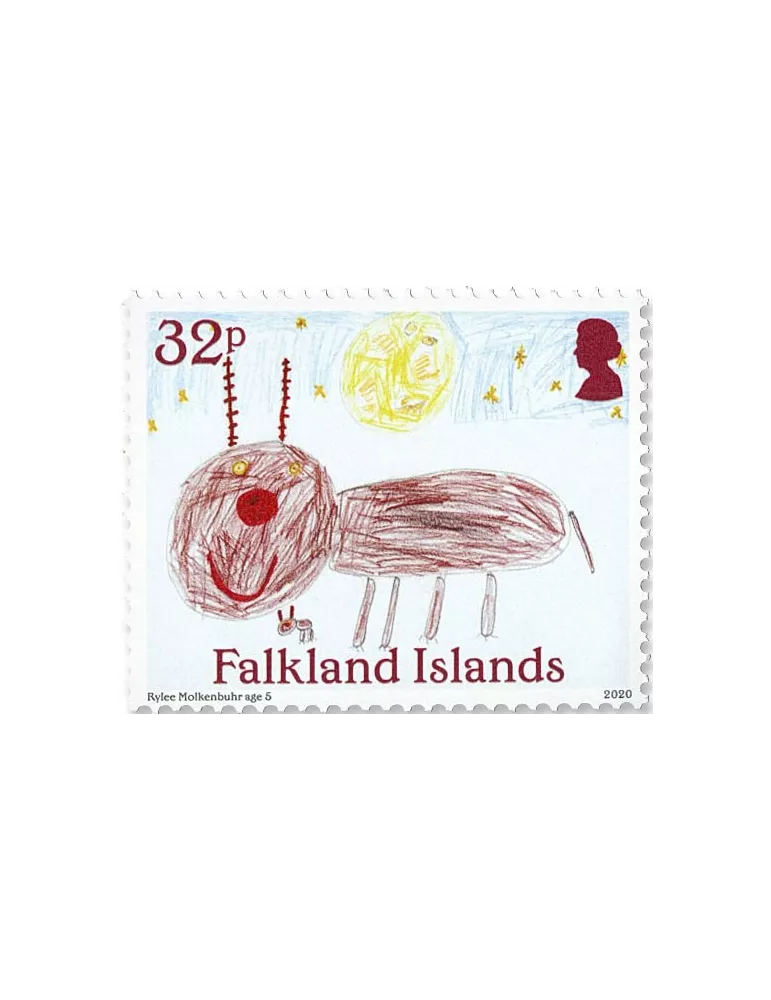 n° 1352/1355 - Timbre FALKLAND Poste