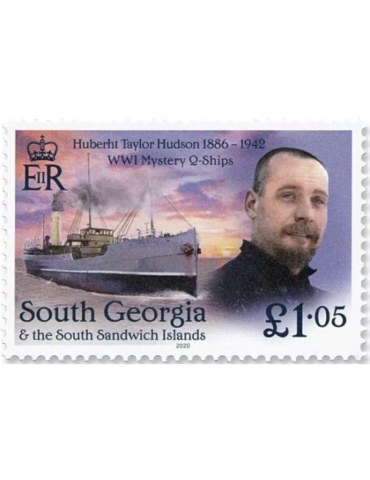 n° 744/747 - Timbre GEORGIE DU SUD Poste