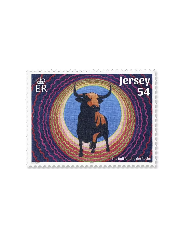 n° 2520/2525 - Timbre JERSEY Poste
