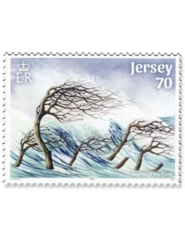 n° 2520/2525 - Timbre JERSEY Poste 2