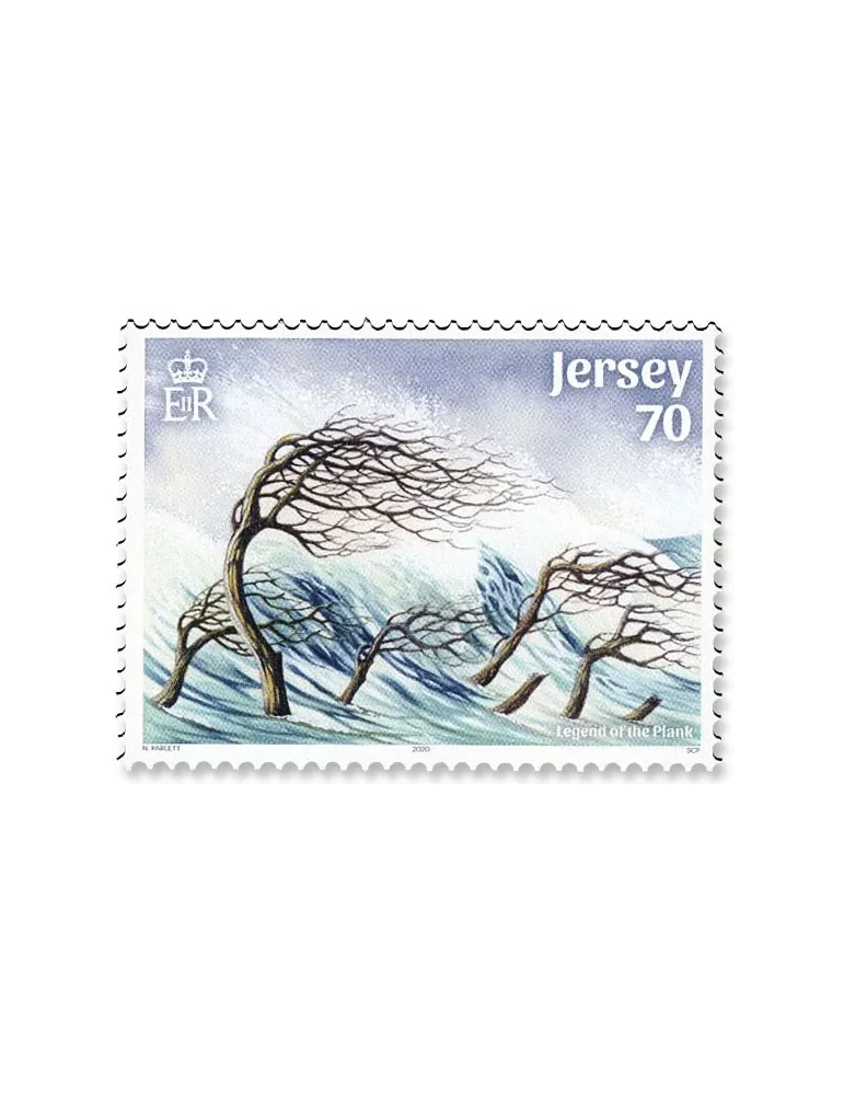 n° 2520/2525 - Timbre JERSEY Poste
