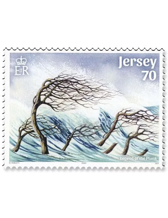 n° 2520/2525 - Timbre JERSEY Poste