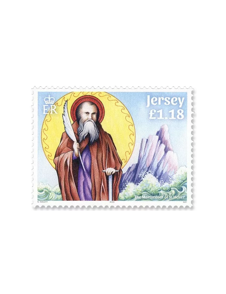 n° 2520/2525 - Timbre JERSEY Poste