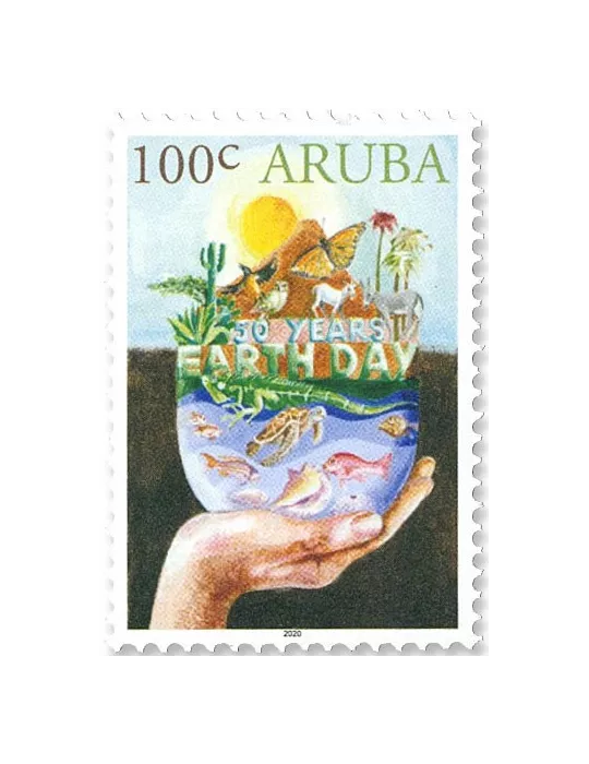 n° 1083/1086 - Timbre ARUBA Poste