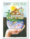 n° 1083/1086 - Timbre ARUBA Poste