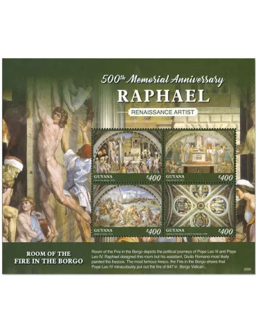 n° 7119/7122 - Timbre GUYANA Poste