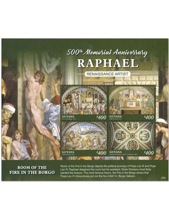 n° 7119/7122 - Timbre GUYANA Poste