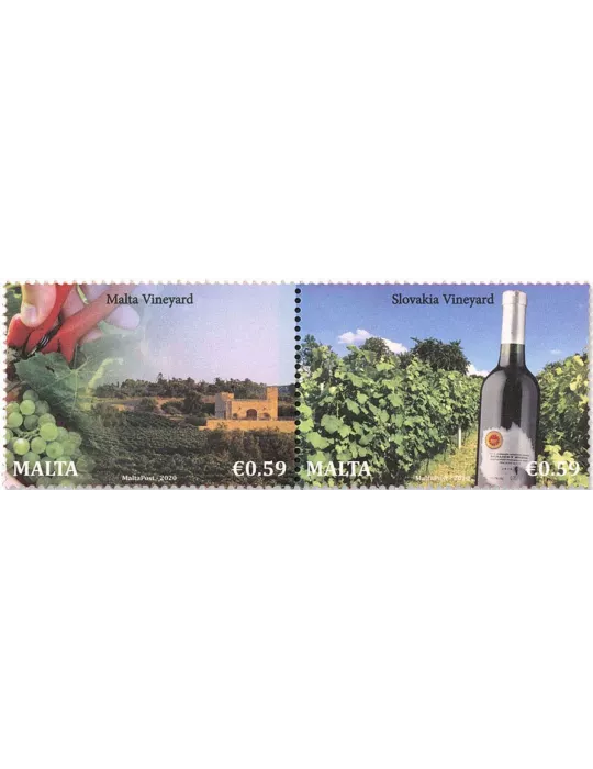 n° 2044/2045 - Timbre MALTE Poste