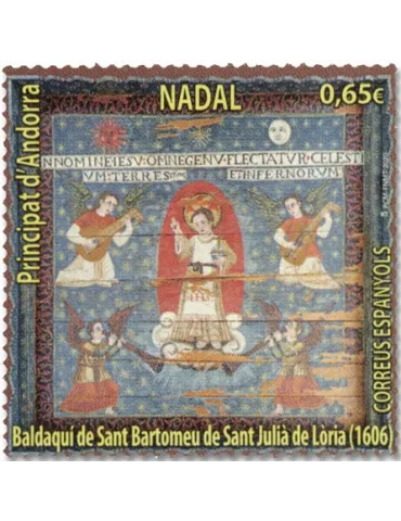 n° 494 - Timbre ANDORRE ESPAGNOL Poste