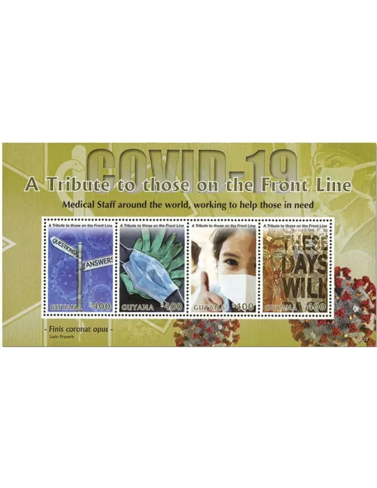 n° 7123/7126 - Timbre GUYANA Poste