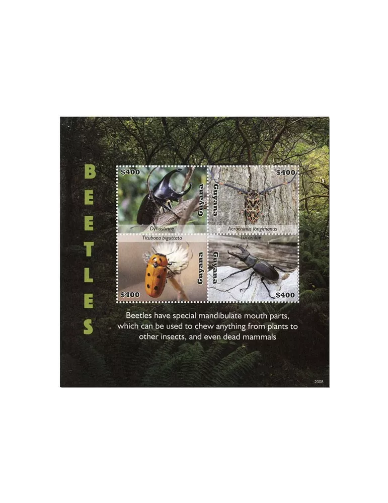 n° 7138/7141 - Timbre GUYANA Poste