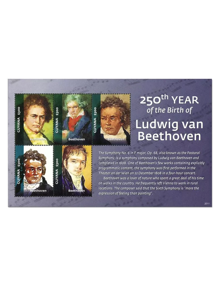 n° 7150/7154 - Timbre GUYANA Poste