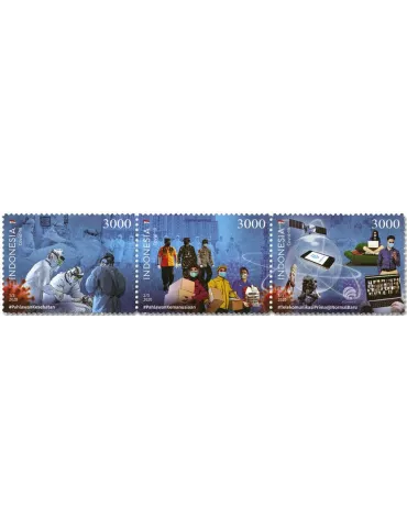 n° 3035/3037 - Timbre INDONESIE Poste