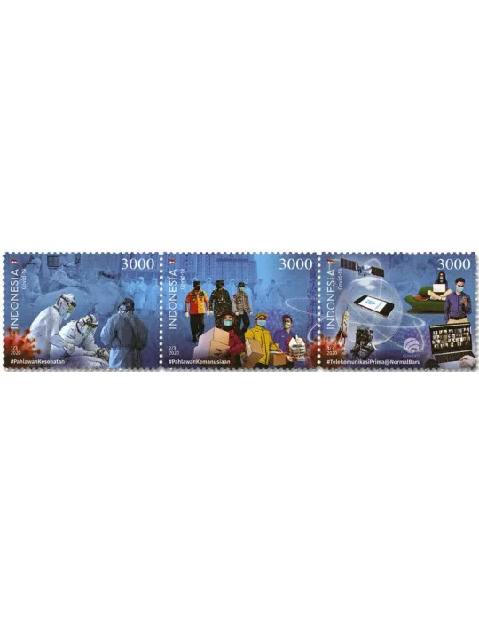 n° 3035/3037 - Timbre INDONESIE Poste