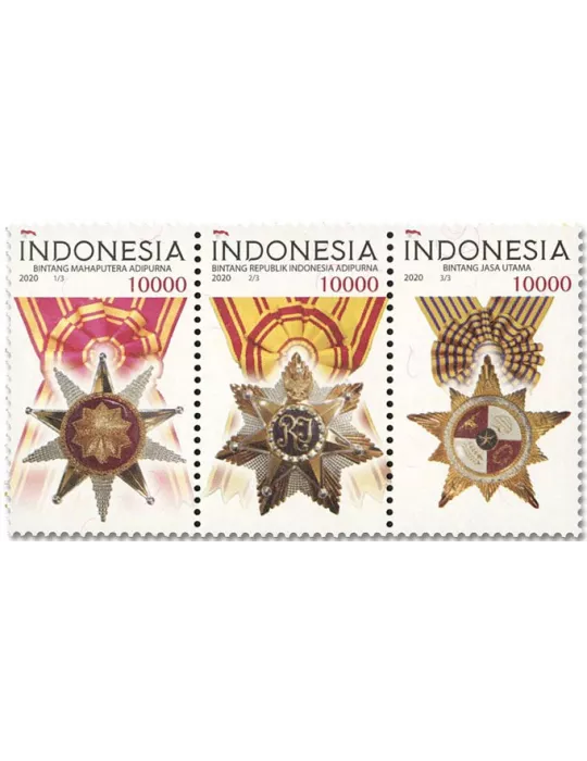 n° 3053/3055 - Timbre INDONESIE Poste